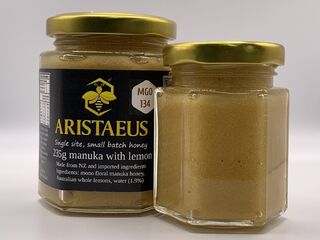 Aristaeus 2022 Manuka honey with lemon MGO134 235g