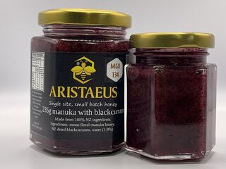 Aristaeus 2022 Manuka honey with blackcurrant MGO134 235g