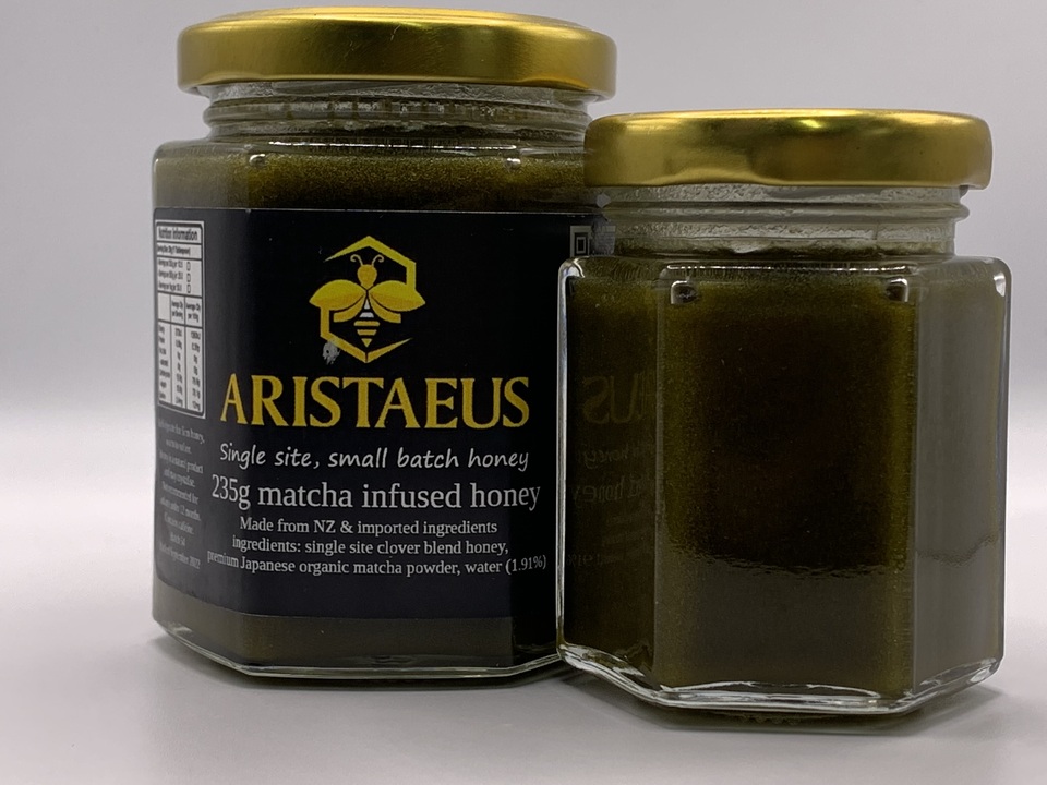 Aristaeus matcha infused honey 235g