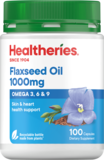 Healtheries Flaxseed Oil 1000mg 100s